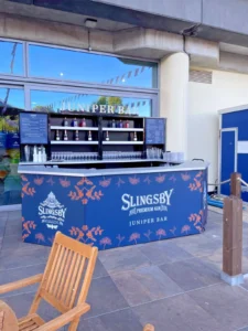 branded bar hire activation